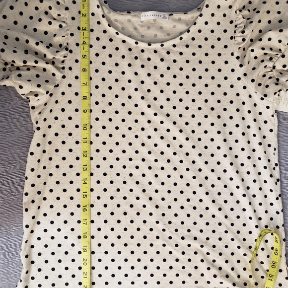 Womens NWT retrology Puffed Sleeve Top Size PL - Picture 11 of 11